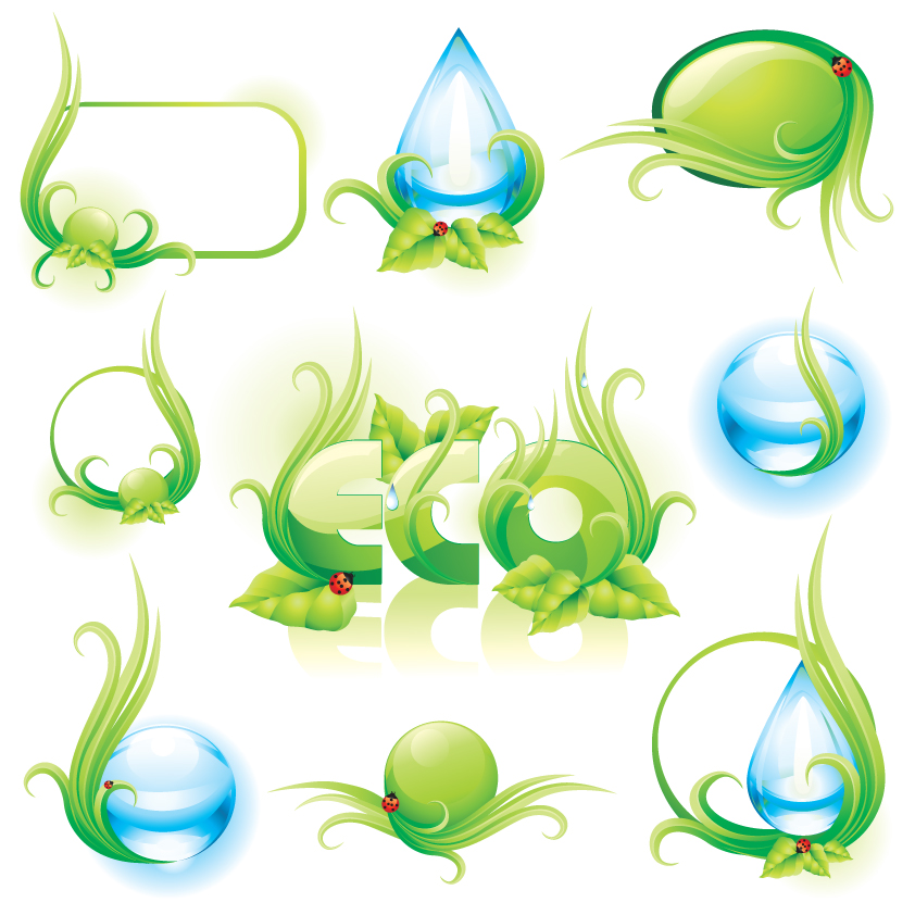 free vector Fine water droplets 02 vector